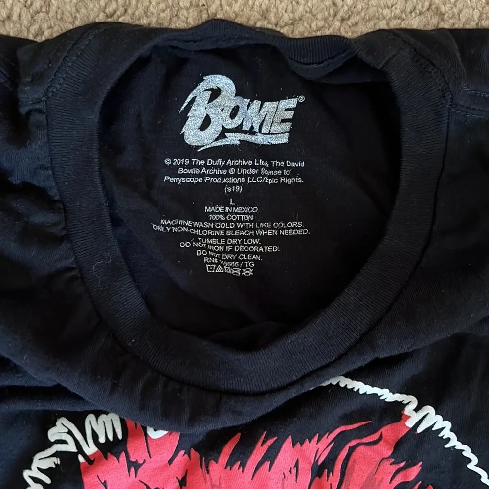Bowie t shirt mens large - Picture 2 of 3